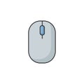 Computer mouse RGB color icon