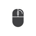 Computer mouse right click icon vector