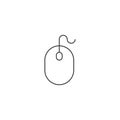 Computer mouse thin line icon Royalty Free Stock Photo