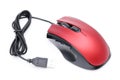 Computer mouse with USB cable Royalty Free Stock Photo