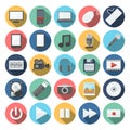 Computer & multimedia icons set