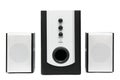 Computer multimedia speaker set Royalty Free Stock Photo