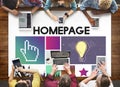 Computer Network Homepage Html Graphic Web Concept