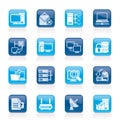 Computer Network and internet icons