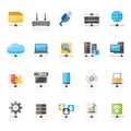 Computer Network and internet icons