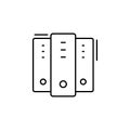 Computer, networking icon. Simple line, outline vector elements of storage and cloud icons for ui and ux, website or mobile Royalty Free Stock Photo