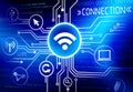 Computer networking technology connection wifi