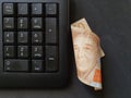 computer numeric keypad and swedish money