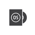 Computer operating system icon vector