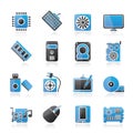 Computer part icons