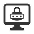 Computer password icon