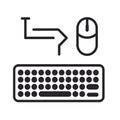 Computer peripherals keyboard, mouse, cursor, input devices, control, navigation, technology, digita