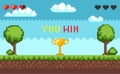 Computer Pixel Game Interface