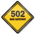 Computer plate 502 bad gateway