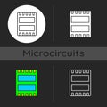 Computer port dark theme icon