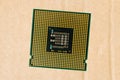 Computer processor chip (CPU) Royalty Free Stock Photo