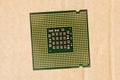 Computer processor chip (CPU) Royalty Free Stock Photo