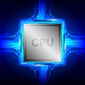 Computer processor technology Royalty Free Stock Photo