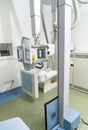 Computer professional hospital scanner. X ray modern equipment. Royalty Free Stock Photo