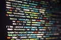 Computer program coding on screen