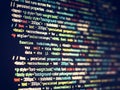 Computer program coding on screen