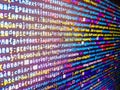 Computer program preview. Programing workflow abstract algorithm concept. Programming code abstract software technology background Royalty Free Stock Photo