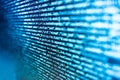 Computer program preview. Software abstract background. Royalty Free Stock Photo