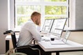 Computer Programmer Writing Program Code On Computer Royalty Free Stock Photo