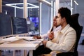 Computer Programmer Writing Program Code On Computer Royalty Free Stock Photo