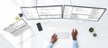Software developer working in office Royalty Free Stock Photo