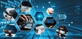 Computer programming, coding and AI artificial intelligence NLP data development Royalty Free Stock Photo