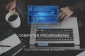 Computer Programming Data Digital Coding Concept