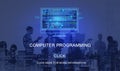 Computer Programming Data Digital Coding Concept