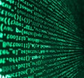Computer programming source code. Website development. Digital technology on display. Modern technologies, web cascading design. Royalty Free Stock Photo