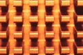 Computer radiator abstract macro background. processor cooling system