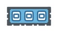 Computer RAM Module, High-Speed Data Memory, vector design Generative AI Royalty Free Stock Photo