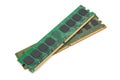computer RAM, system memory, main memory, random access memory, internal memory, onboard, computer detail, close-up, high resoluti Royalty Free Stock Photo