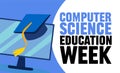 computer science education week for better computer education Royalty Free Stock Photo