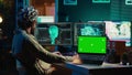 Neuroscientist uploads brain into cyberspace using green screen laptop