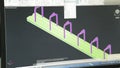 Computer Screen With Autocad - Engineering Design - Slider