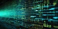 Computer screen displaying complex coding project with lines of code and symbols, concept of Programming Logic, created Royalty Free Stock Photo