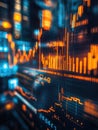 Computer Screen with Graphs Royalty Free Stock Photo