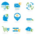 Web icons set Royalty Free Stock Photo