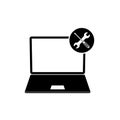 Computer Service Icon, Laptop Repair icon