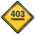 Computer shield 403 forbidden