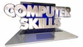 Computer Skills Computer Laptop Learning Knowledge