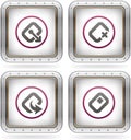 Computer Software and Hardware Icons Royalty Free Stock Photo