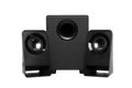 Computer speakers with subwoofer Royalty Free Stock Photo