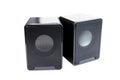 Computer speakers on white Royalty Free Stock Photo