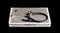 Computer And Stethoscope: Electronic Medical Recor Royalty Free Stock Photo